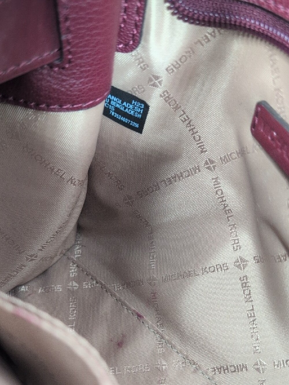 Michael Kors Hamilton Small Crossbody Suede/Leather Bag - Picture 10 of 11